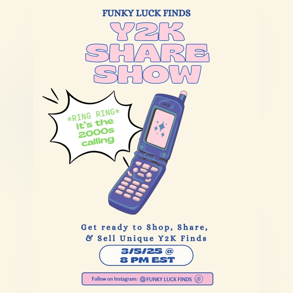 Y2K SHARE SHOW 3/5 @ 8PM EST